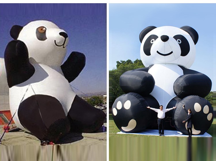 安徽充气熊猫展示